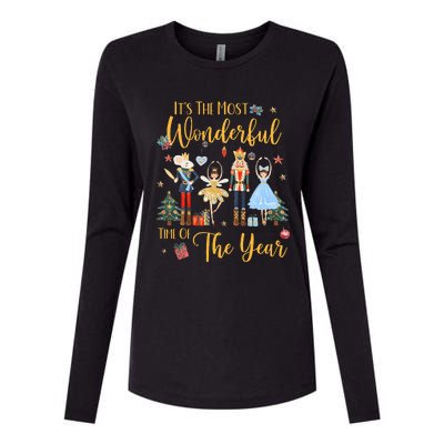 ItS The Most Wonderful Time Of The Year Nutcracker Ballet Womens Cotton Relaxed Long Sleeve T-Shirt