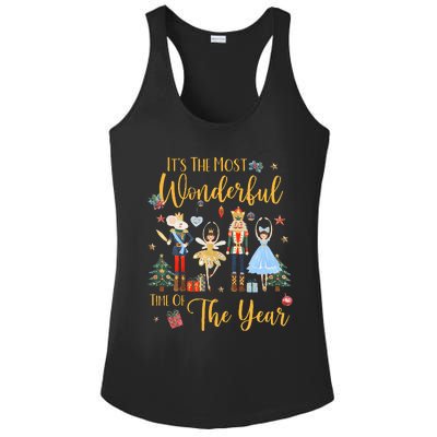 ItS The Most Wonderful Time Of The Year Nutcracker Ballet Ladies PosiCharge Competitor Racerback Tank