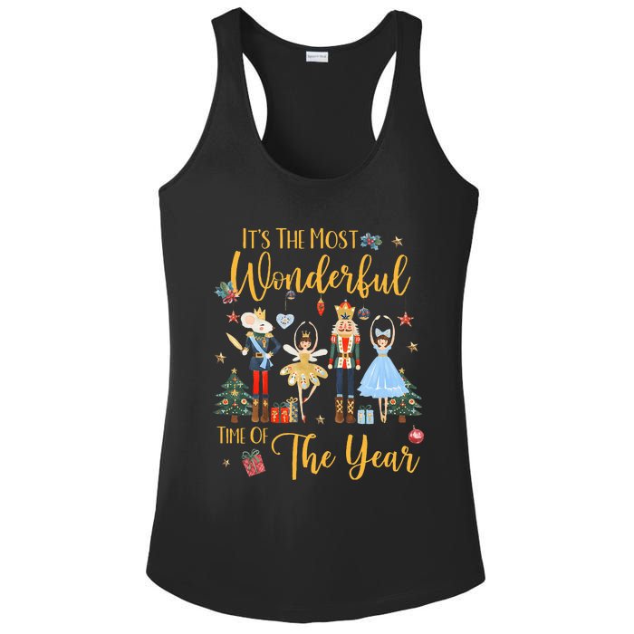 ItS The Most Wonderful Time Of The Year Nutcracker Ballet Ladies PosiCharge Competitor Racerback Tank