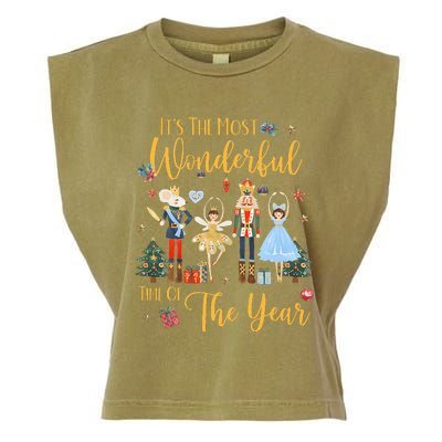 ItS The Most Wonderful Time Of The Year Nutcracker Ballet Garment-Dyed Women's Muscle Tee