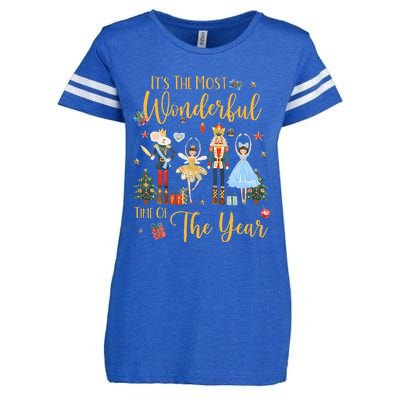 ItS The Most Wonderful Time Of The Year Nutcracker Ballet Enza Ladies Jersey Football T-Shirt