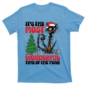 ItS The Most Wonderful Time Of The Year Funny Christmas Cat Gift T-Shirt