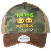 I'm This Many Tacos Second Birthday Twosday Cinco De Mayo Legacy Tie Dye Trucker Hat