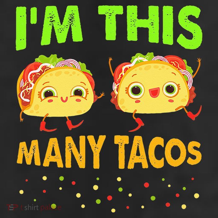 I'm This Many Tacos Second Birthday Twosday Cinco De Mayo 7 Panel Mesh Trucker Snapback Hat