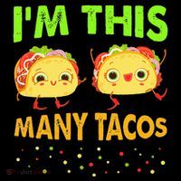 I'm This Many Tacos Second Birthday Twosday Cinco De Mayo Backpack