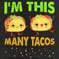 I'm This Many Tacos Second Birthday Twosday Cinco De Mayo 11oz C Handle Ceramic Mug