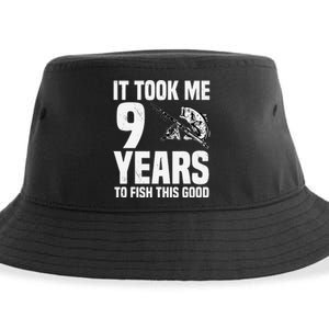 It Took Me 9 Years To Fish This Good 9th Birthday Party Sustainable Bucket Hat