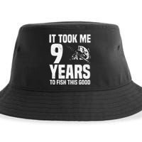 It Took Me 9 Years To Fish This Good 9th Birthday Party Sustainable Bucket Hat