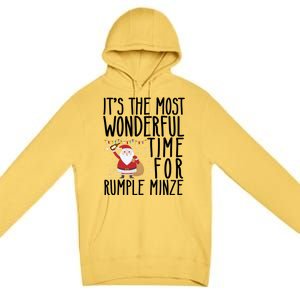 It's The Most Wonderful Time For Rumple Minze Christmas Premium Pullover Hoodie