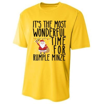 It's The Most Wonderful Time For Rumple Minze Christmas Performance Sprint T-Shirt