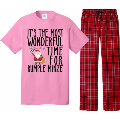 It's The Most Wonderful Time For Rumple Minze Christmas Pajama Set