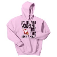 It's The Most Wonderful Time For Rumple Minze Christmas Kids Hoodie