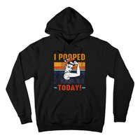 I Pooped Today Retro Rosie Funny Humor Strong Women Bandana  Hoodie