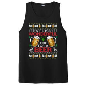 ItS The Most Wonderful Time Beer Christmas Gift PosiCharge Competitor Tank