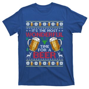 ItS The Most Wonderful Time Beer Christmas Gift T-Shirt