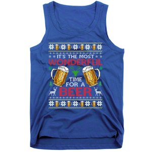 ItS The Most Wonderful Time Beer Christmas Gift Tank Top