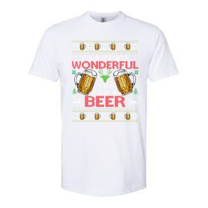 ItS The Most Wonderful Time Beer Christmas Gift Softstyle CVC T-Shirt