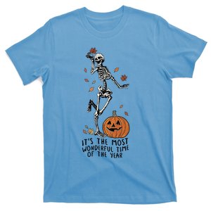 ItS The Most Wonderful Time Of The Year Skeleton Halloween Great Gift T-Shirt