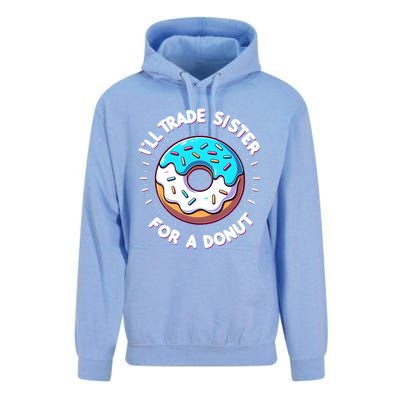 ILl Trade My Sister Donut Doughnut Funny Gift Unisex Surf Hoodie