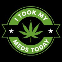 I Took My Meds Today Marijuana Funny Weed Cannabis Sayings Sweatshirt