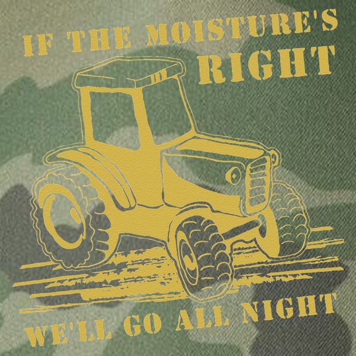 If The Moisture's Right Funny Farmer Tractor Legacy Tie Dye Trucker Hat