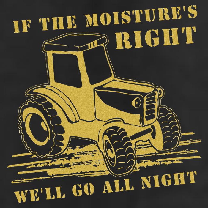 If The Moisture's Right Funny Farmer Tractor 25L Jumbo Tote