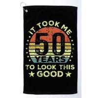 It took me 50 years to look this good 50th Birthday Golf Towel