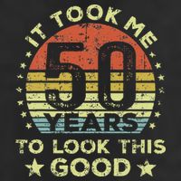 It took me 50 years to look this good 50th Birthday Microfiber Hand Towel