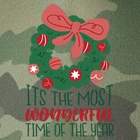 It's The Most Wonderful Time Of The Year Christmas Holiday Legacy Tie Dye Trucker Hat