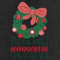 It's The Most Wonderful Time Of The Year Christmas Holiday 7 Panel Mesh Trucker Snapback Hat