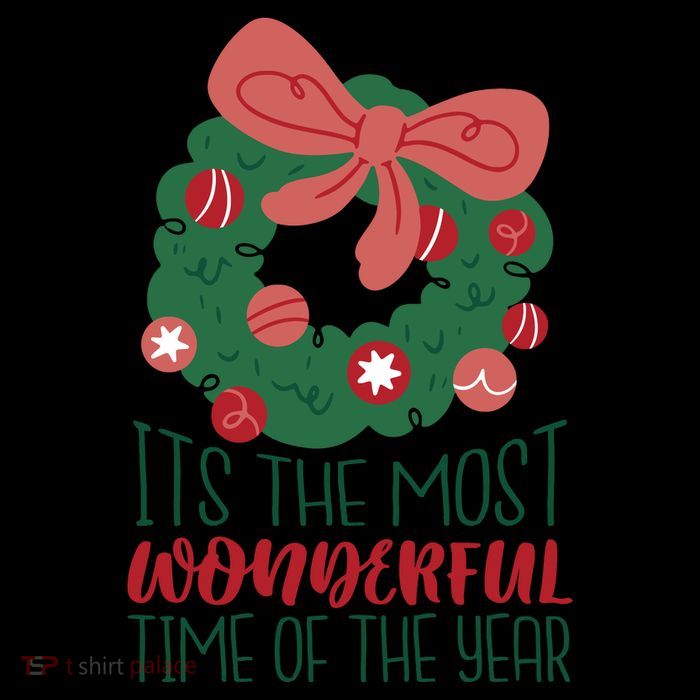 It's The Most Wonderful Time Of The Year Christmas Holiday 7-Panel Snapback Hat