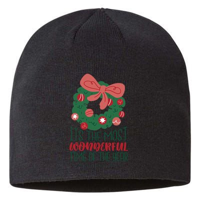 It's The Most Wonderful Time Of The Year Christmas Holiday Sustainable Beanie