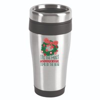 It's The Most Wonderful Time Of The Year Christmas Holiday 16oz Travel Tumbler