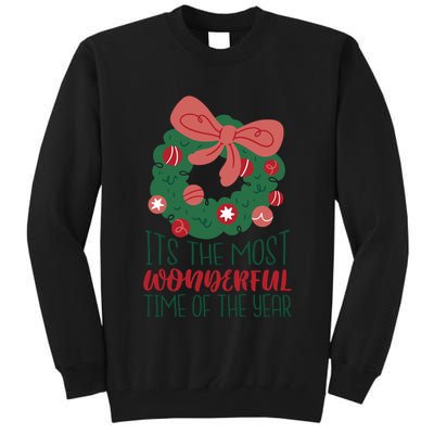 It's The Most Wonderful Time Of The Year Christmas Holiday Tall Sweatshirt