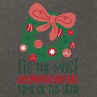 It's The Most Wonderful Time Of The Year Christmas Holiday Cotton Canvas Backpack
