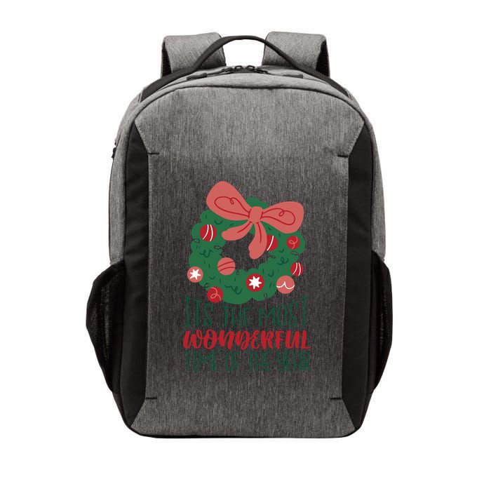It's The Most Wonderful Time Of The Year Christmas Holiday Vector Backpack
