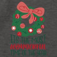 It's The Most Wonderful Time Of The Year Christmas Holiday Vector Backpack