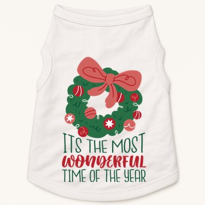 It's The Most Wonderful Time Of The Year Christmas Holiday Doggie Tank