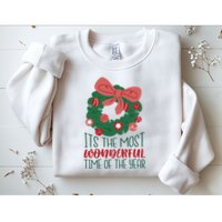 It's The Most Wonderful Time Of The Year Christmas Holiday Sweatshirt