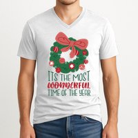 It's The Most Wonderful Time Of The Year Christmas Holiday V-Neck T-Shirt