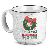 It's The Most Wonderful Time Of The Year Christmas Holiday 15oz Campfire Ceramic Mug