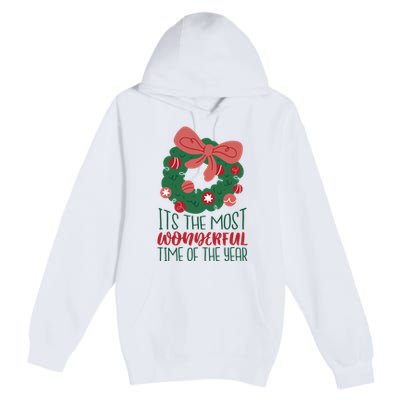It's The Most Wonderful Time Of The Year Christmas Holiday Premium Pullover Hoodie