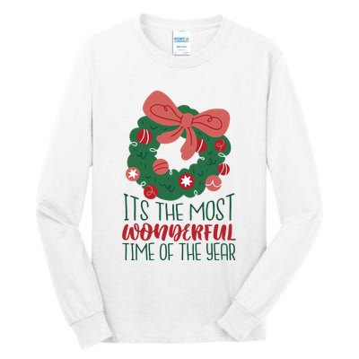 It's The Most Wonderful Time Of The Year Christmas Holiday Tall Long Sleeve T-Shirt