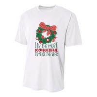 It's The Most Wonderful Time Of The Year Christmas Holiday Youth Performance Sprint T-Shirt