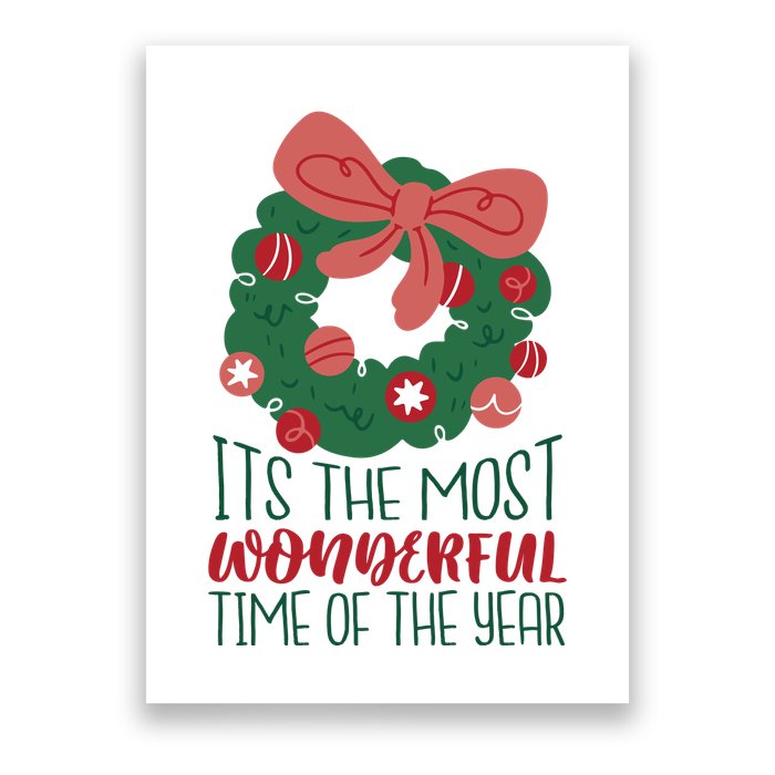 It's The Most Wonderful Time Of The Year Christmas Holiday Poster