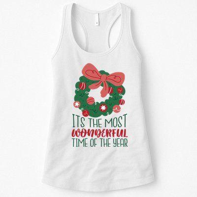 It's The Most Wonderful Time Of The Year Christmas Holiday Womens Tank Top