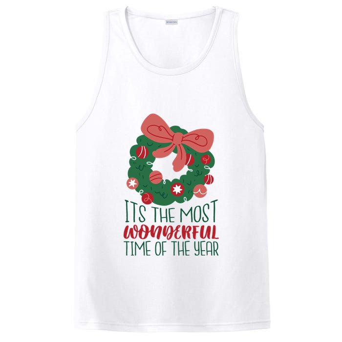 It's The Most Wonderful Time Of The Year Christmas Holiday PosiCharge Competitor Tank