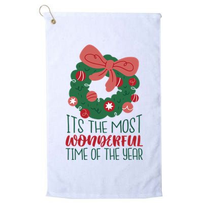 It's The Most Wonderful Time Of The Year Christmas Holiday Golf Towel