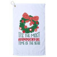 It's The Most Wonderful Time Of The Year Christmas Holiday Golf Towel