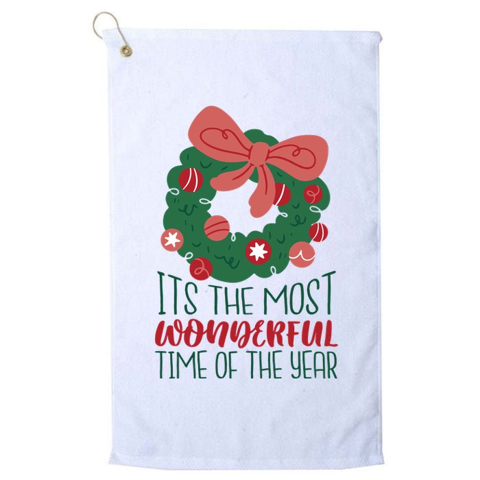 It's The Most Wonderful Time Of The Year Christmas Holiday Golf Towel